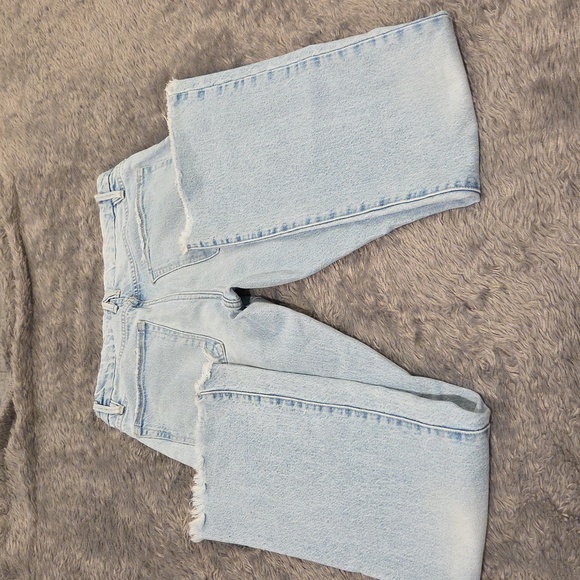 Good American Sky Blue Wide Leg Jeans - Picture 6 of 11